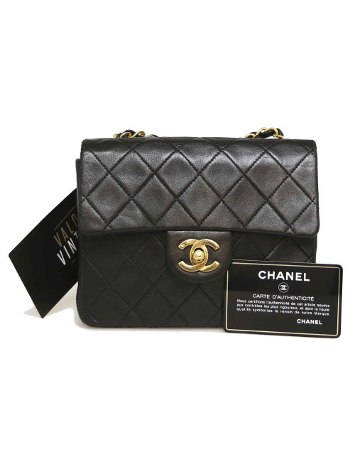 Mini Timeless CHANEL vintage noir