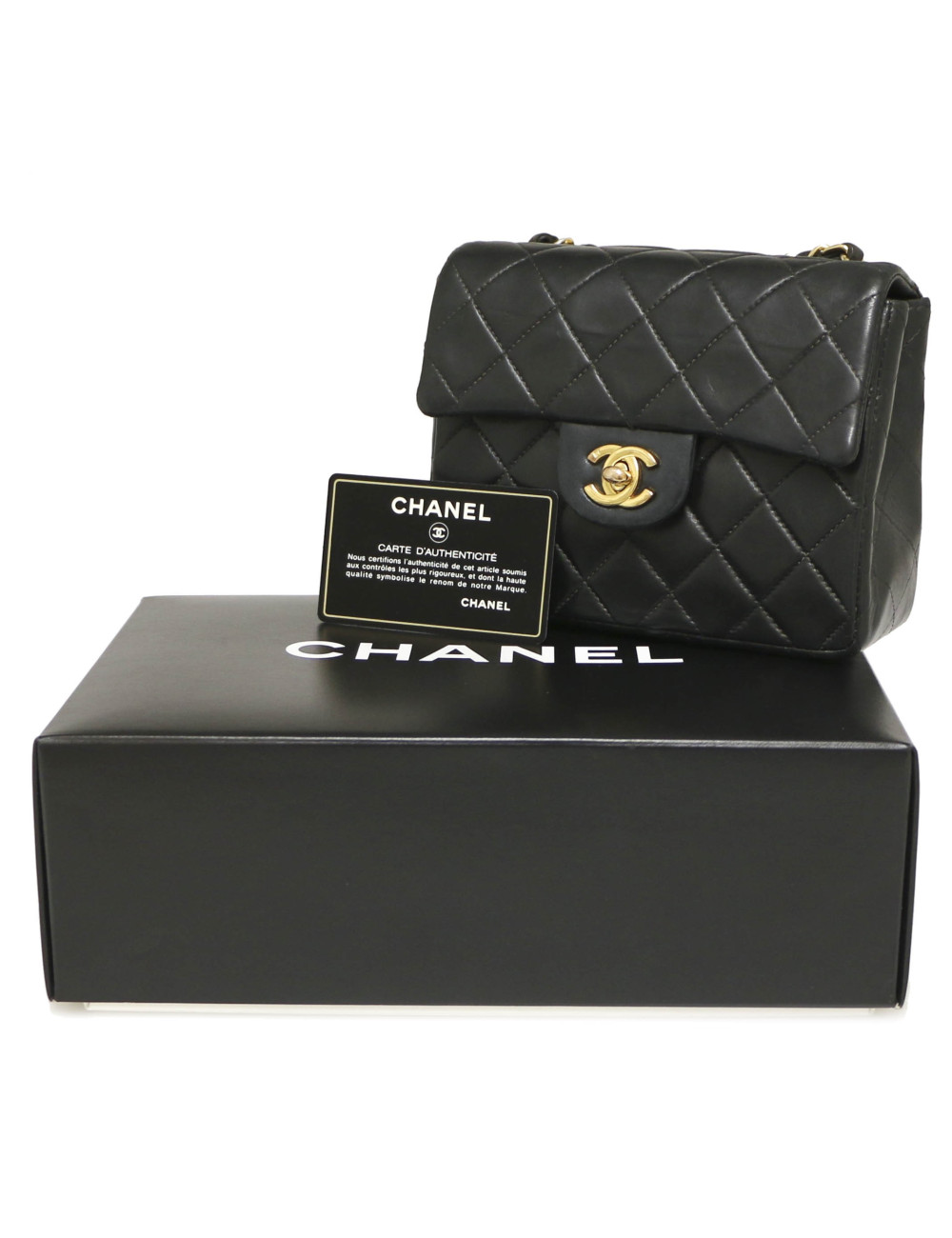 Mini sac CHANEL noir