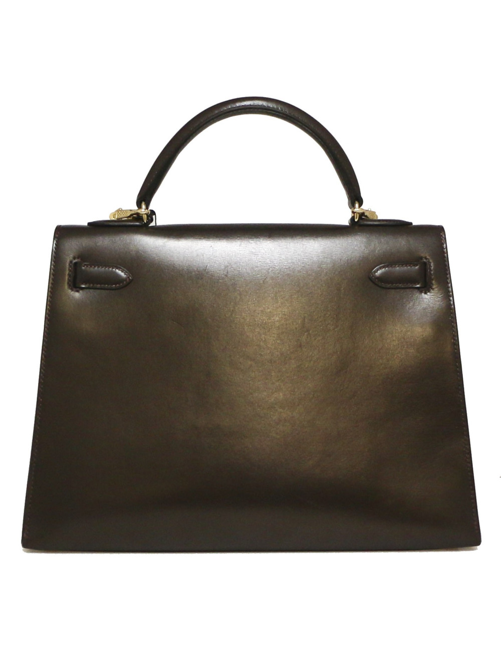 Kelly 32 HERMES box marron