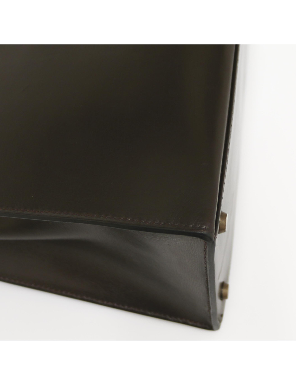 Kelly 32 HERMES box marron