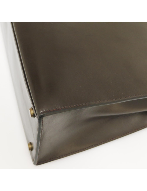 Kelly 32 HERMES box marron