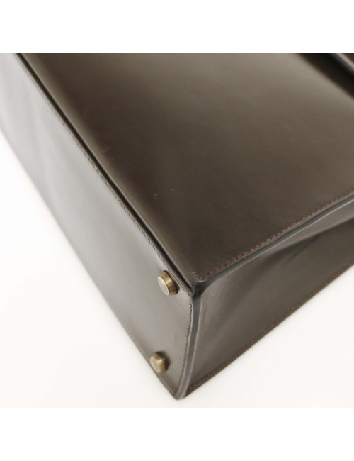 Kelly 32 HERMES box marron