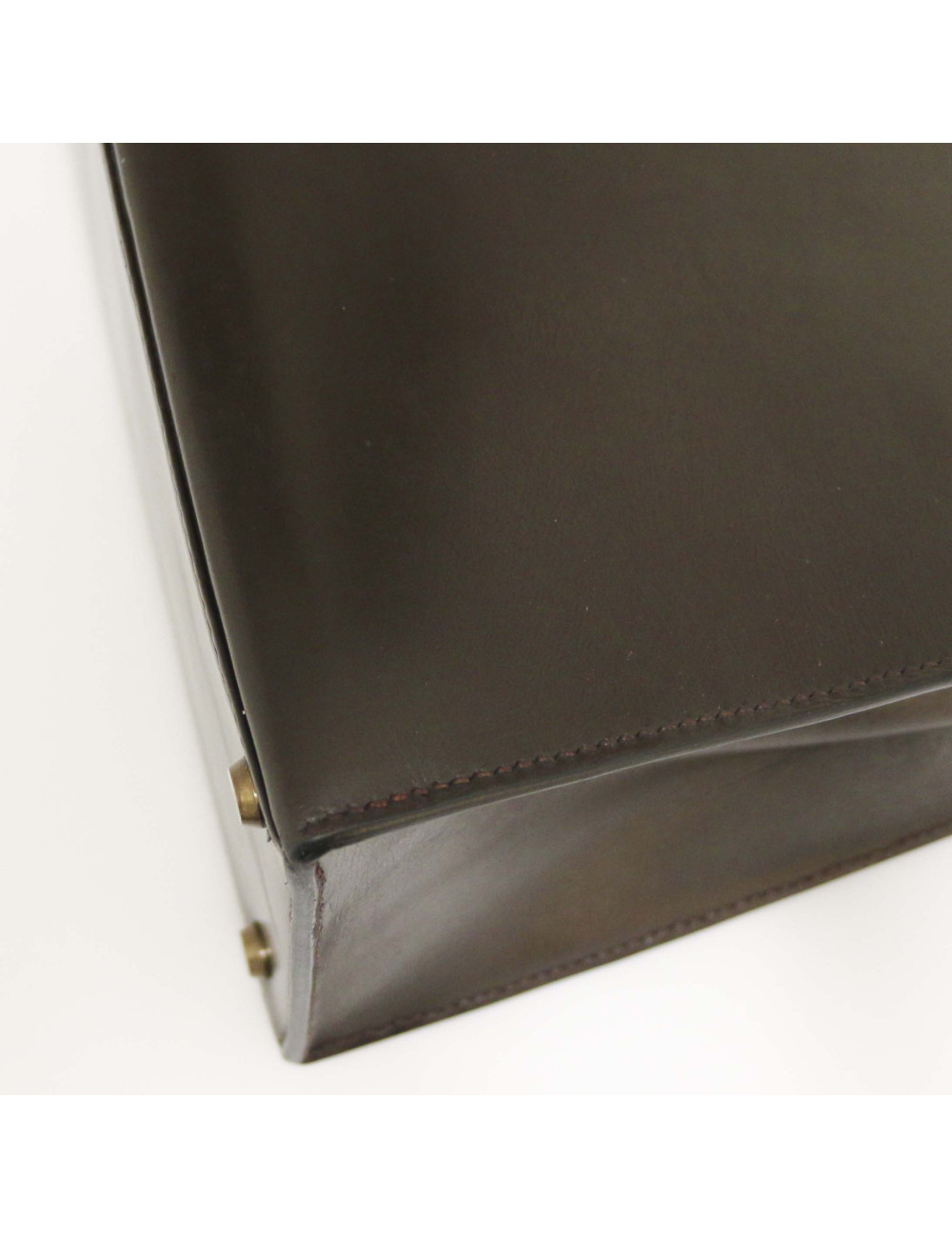 Kelly 32 HERMES box marron