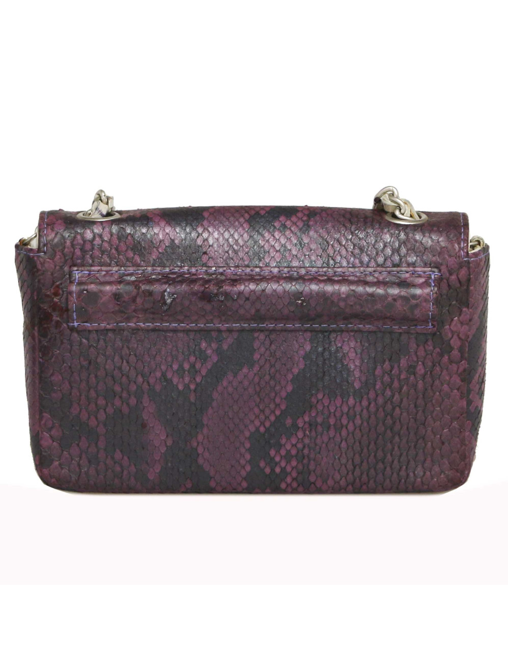 CHANEL Mini Belt Bag in Purple Lizard - Superb Certified Occasion 