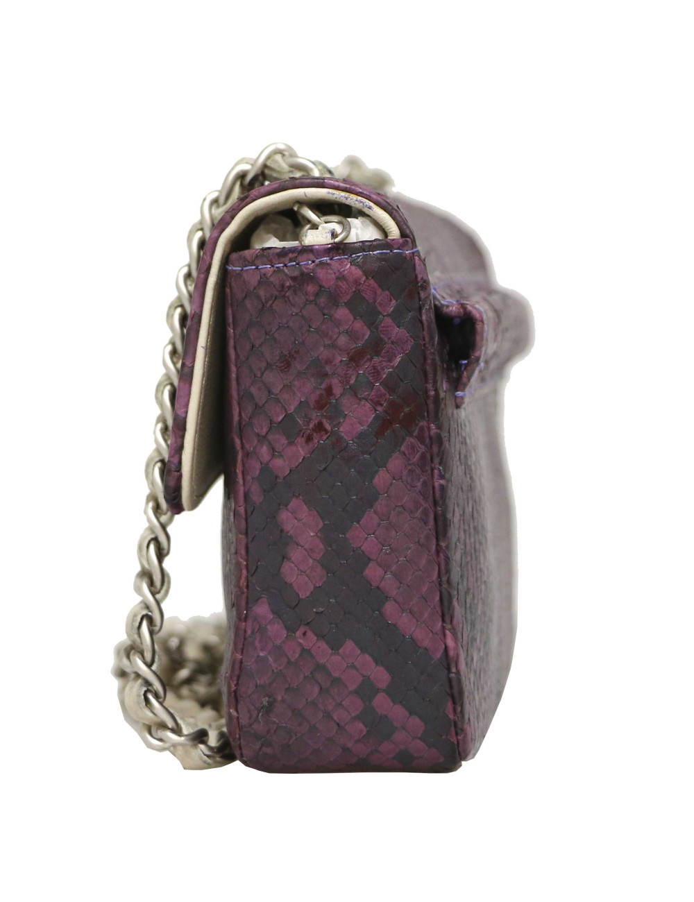 CHANEL Mini Belt Bag in Purple Lizard - Superb Certified Occasion 