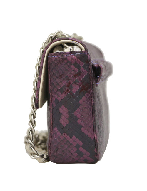 CHANEL Mini Belt Bag in Purple Lizard - Superb Certified Occasion 