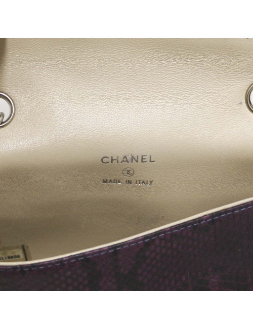 CHANEL Mini Belt Bag in Purple Lizard - Superb Certified Occasion 