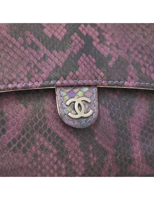 CHANEL Mini Belt Bag in Purple Lizard - Superb Certified Occasion 