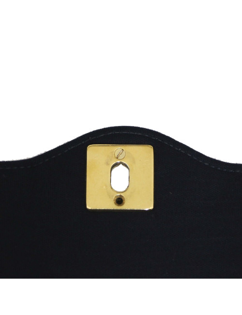 Sac CHANEL Couture  jersey bleu