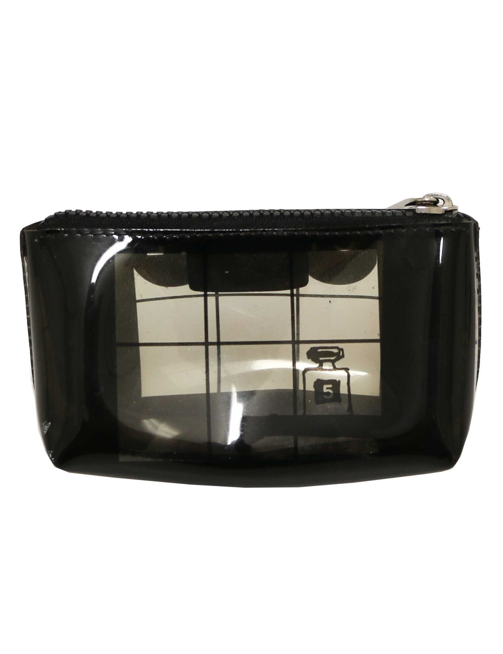 Pochette CHANEL plastique transparent