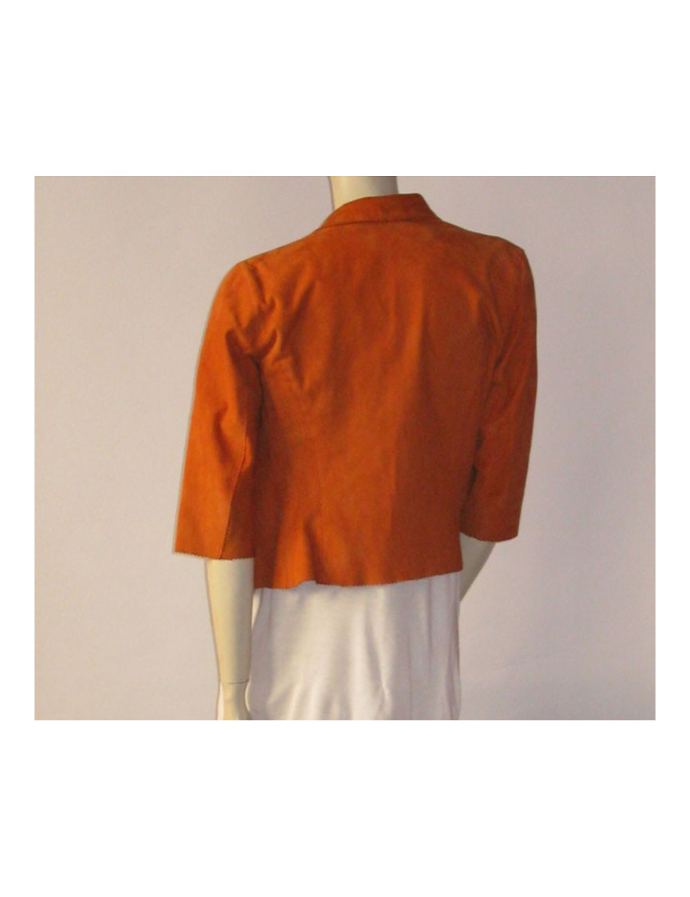 veste MISSONI daim orange t 38 fr