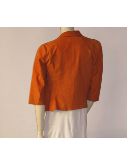 veste MISSONI daim orange t 38 fr
