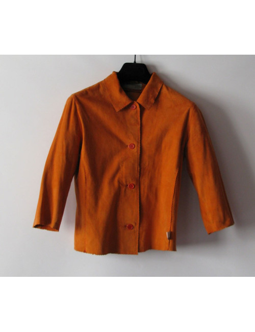 veste MISSONI daim orange t 38 fr