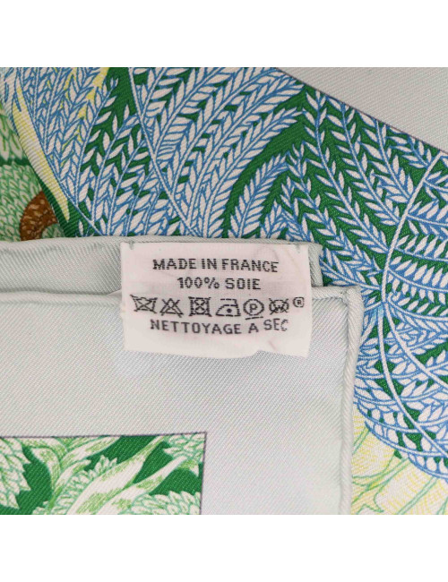 Carré HERMES Faubourg Tropical soie