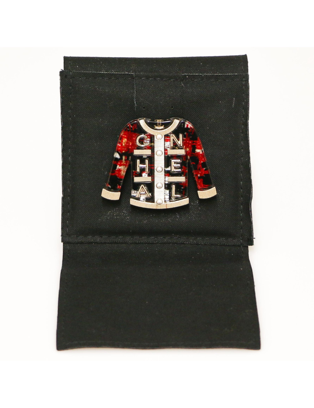 CHANEL Tweed Jacket  C H A N E L Brooch - Occasion Certified Authentic