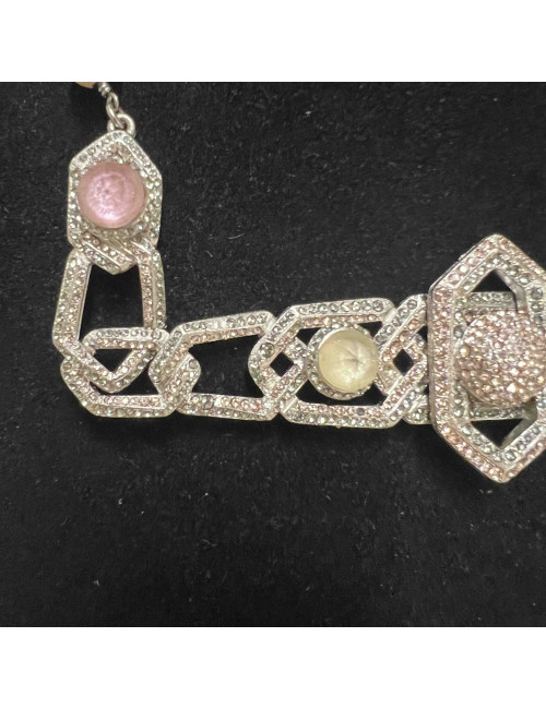 Collier CHANEL esprit "Art Déco"