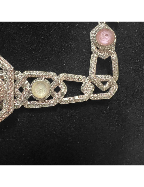 Collier CHANEL esprit "Art Déco"