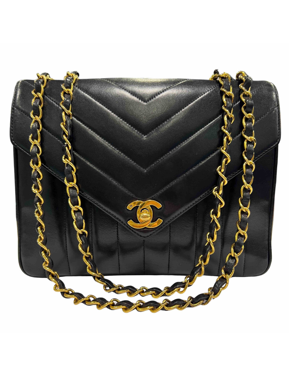 Sac Vintage CHANEL noir