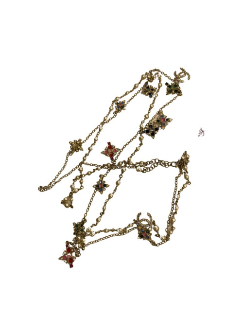 Sautoir CHANEL double rangs