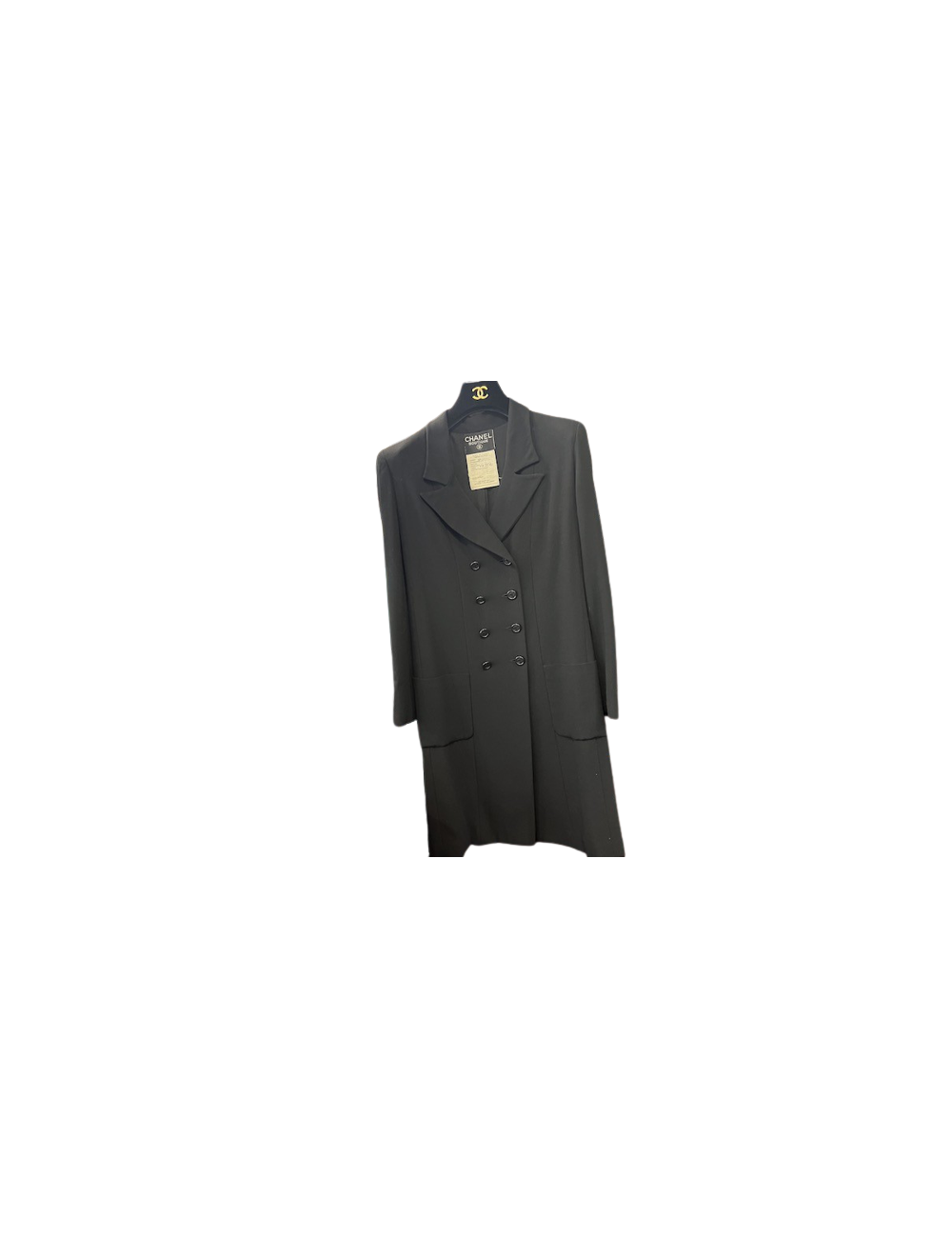 Manteau T36 CHANEL Vintage noir