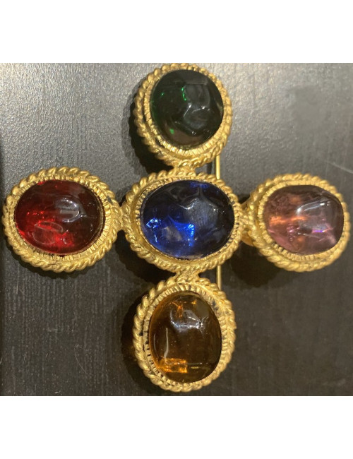 Broche pâte de verre 