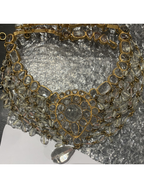 Collier d'apparat pâte de verre