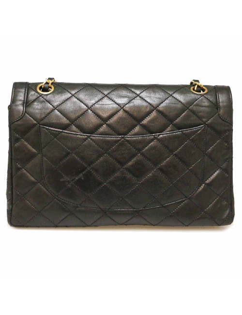 Sac Couture CHANEL noir double CC