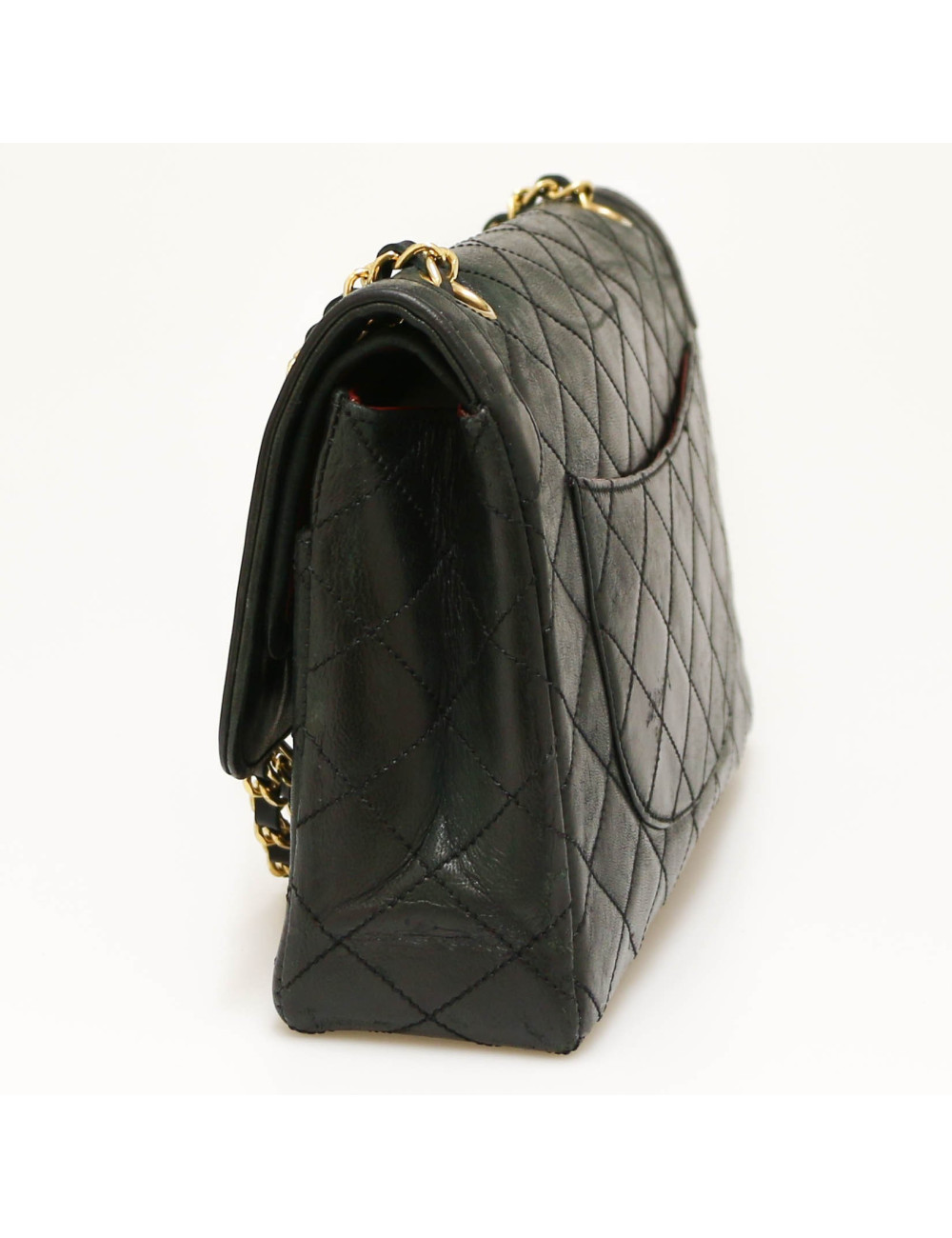 Sac Couture CHANEL noir double CC