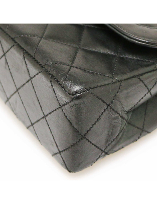 Sac Couture CHANEL noir double CC