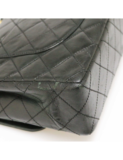 Sac Couture CHANEL noir double CC