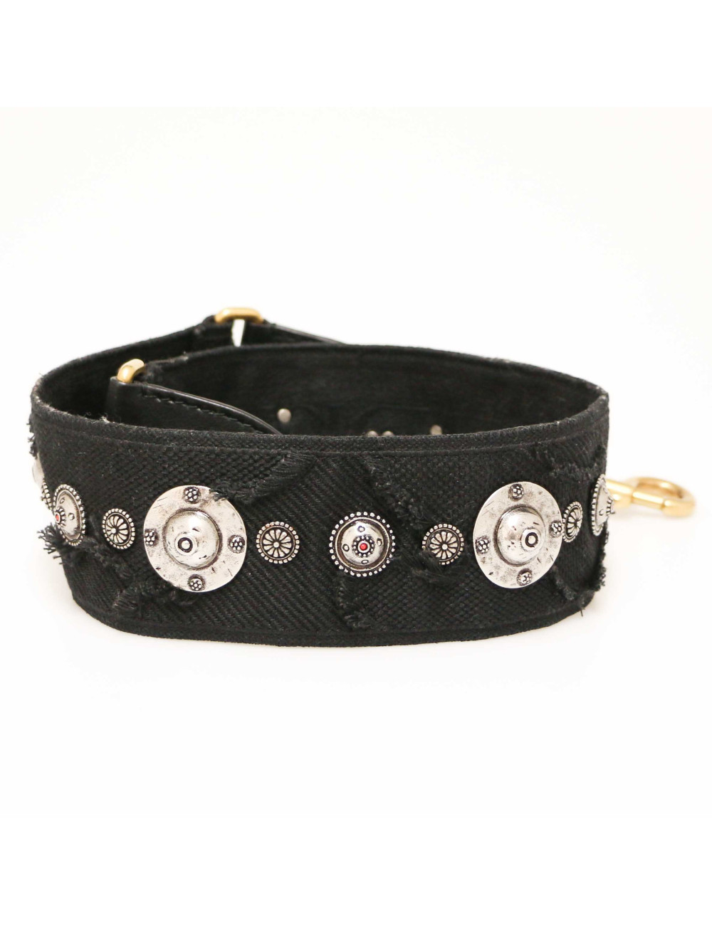 DIOR black canvas shoulder strap