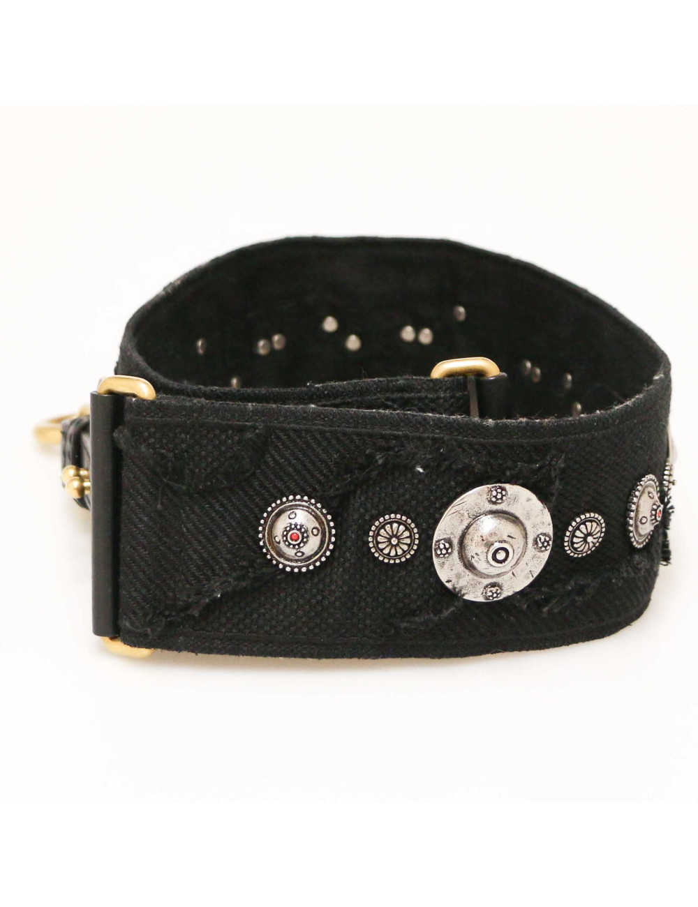 DIOR black canvas shoulder strap