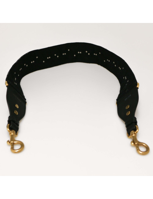 DIOR black canvas shoulder strap
