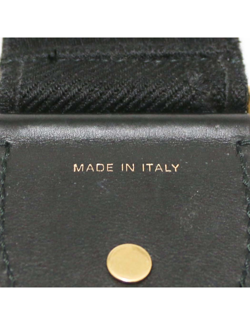 DIOR black canvas shoulder strap