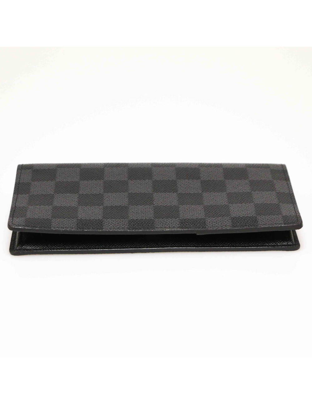 Portefeuille BRAZZA LOUIS VUITTON toile damier graphite