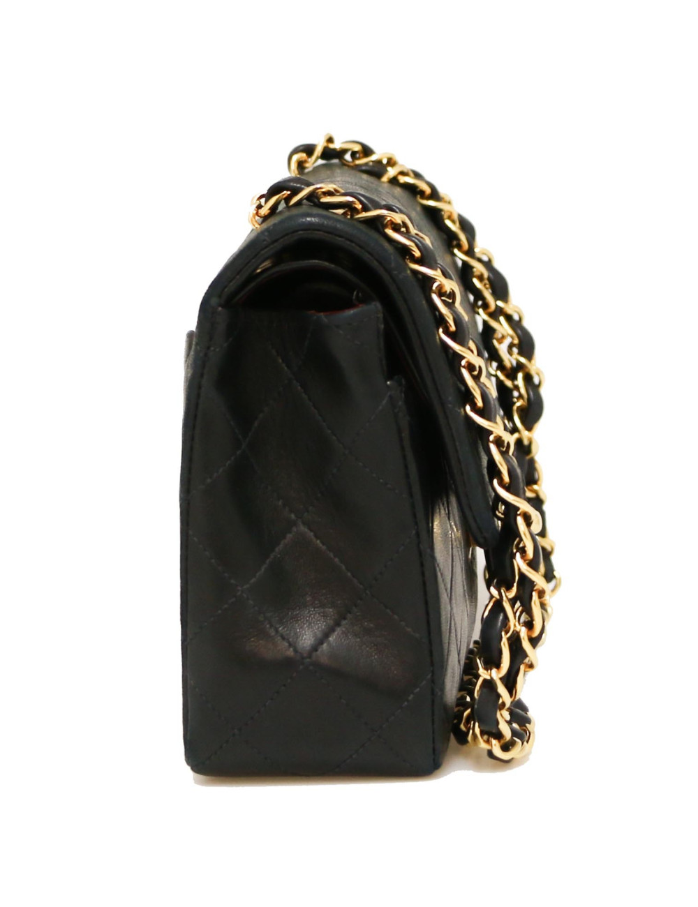 Sac Classique CHANEL 23 cm vintage noir