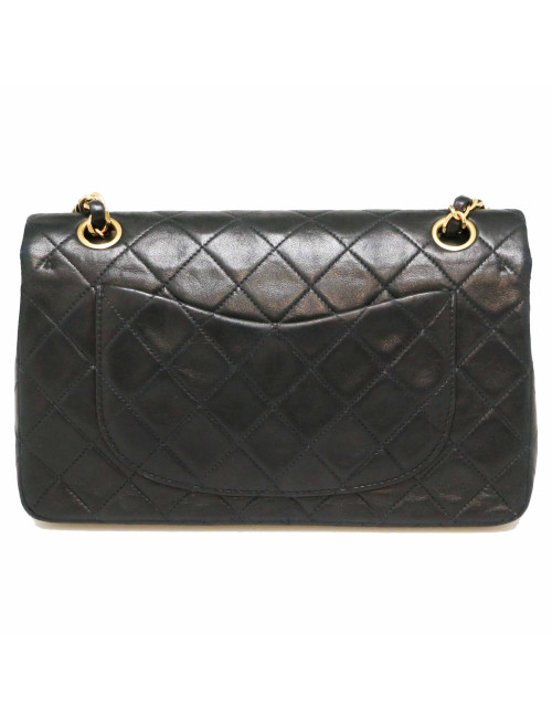 Sac Classique CHANEL 23 cm vintage noir
