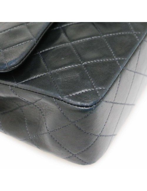 Sac Classique CHANEL 23 cm vintage noir