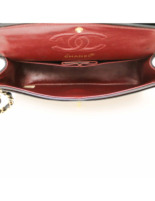 Sac Classique CHANEL 23 cm vintage noir
