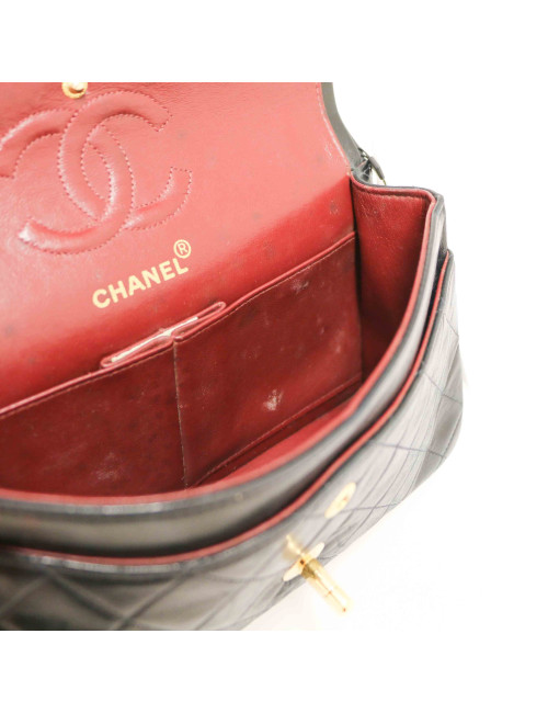 Sac Classique CHANEL 23 cm vintage noir
