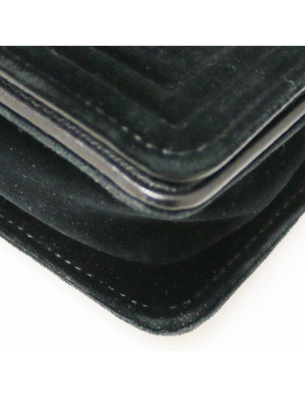 Mini sac Boy CHANEL velours noir