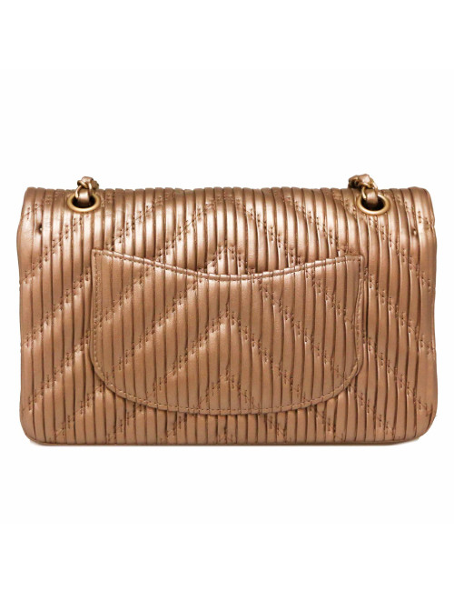 CHANEL rosegold Timeless herringbone
