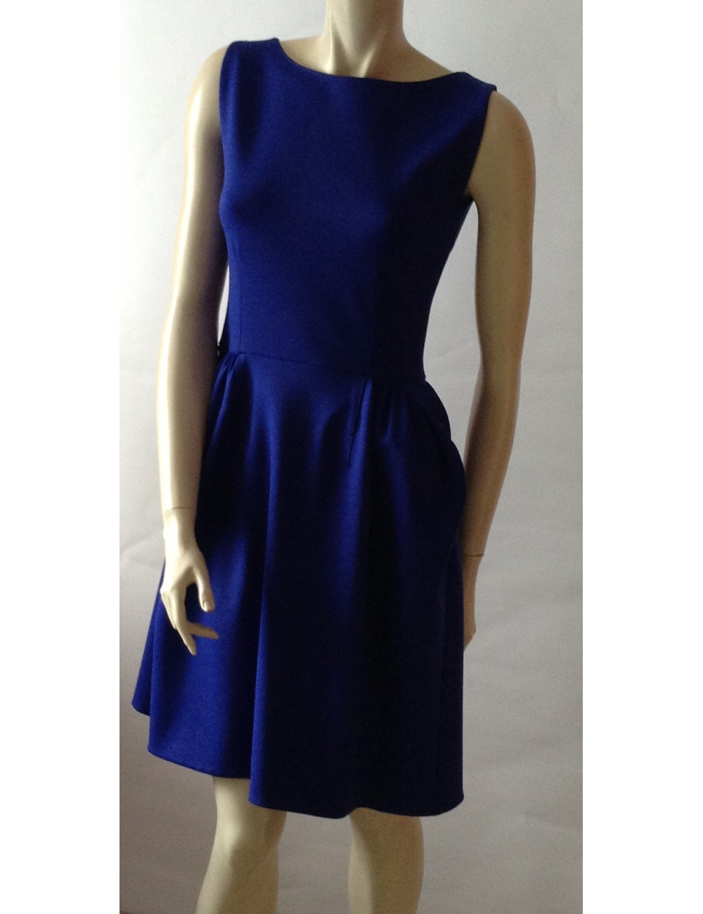 Dress YVES SAINT LAURENT blue electric