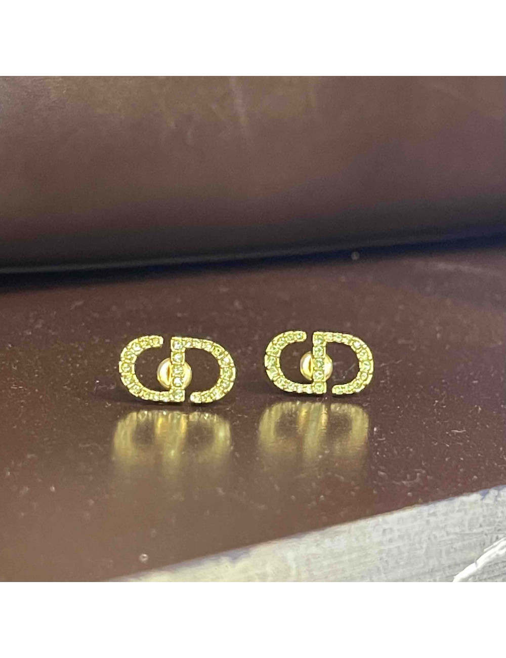 Clous d'oreille Tribales DIOR strass