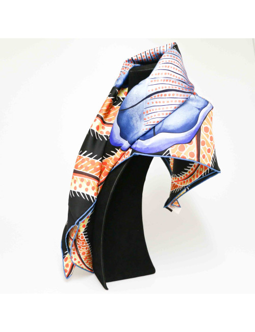 Carré HERMES Baobab Cat 100% soie