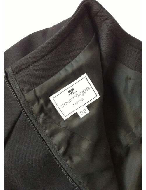 robe COURREGES noire T 36