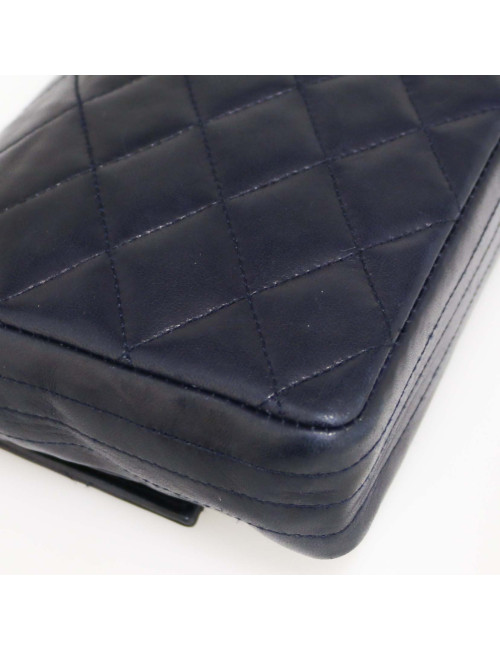 Petit sac bleu marine CHANEL CC