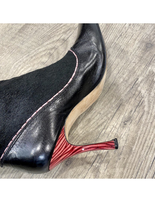 bottes MANOLO BLAHNICK T 38 poulain