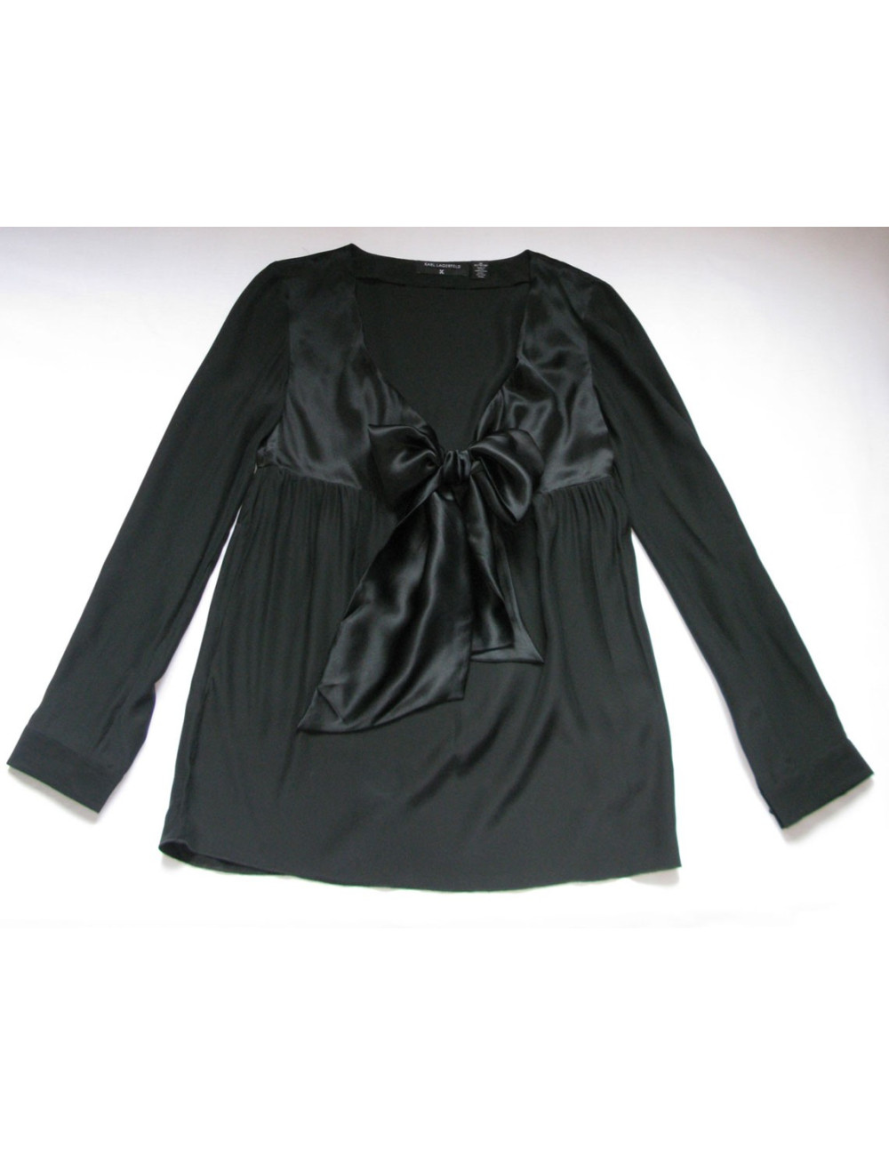 blouse KARL LAGERFELD noire T 38