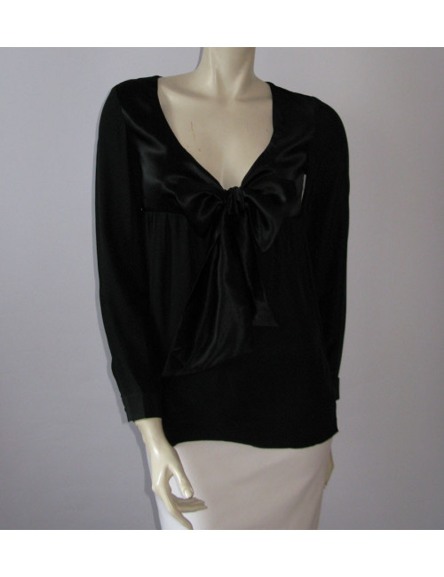 blouse KARL LAGERFELD noire T 38